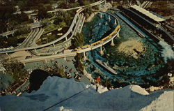 Aerial View of Tomorrowland Anaheim, CA Disney Postcard Postcard Postcard