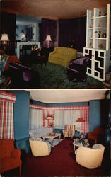 "The Lohengrin Suite" and "Suite Moderne" Hampton Court Hotel Postcard