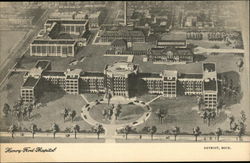 Henry Ford Hospital Detroit, MI Postcard Postcard Postcard