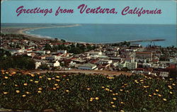 Greetings from Ventura, California Postcard