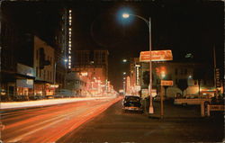 Franklin Street at Night Tampa, FL Postcard Postcard Postcard