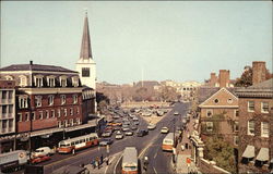 Harvard Square Cambridge, MA Postcard Postcard Postcard