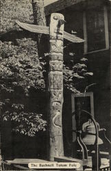 The Bushnell Totem Pole Postcard