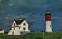 Nauset Light Eastham, MA Postcard Postcard Postcard