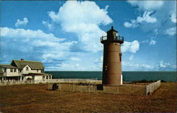 East Chop Lighthouse Martha's Vineyard, MA Postcard Postcard Postcard