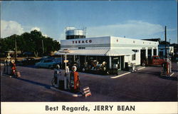 Jerry Bean's Texaco Service Postcard