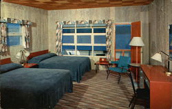 Quarter-deck Motel Postcard