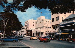 Front Street Hamilton, Bermuda Postcard Postcard Postcard