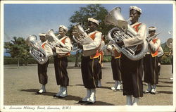 Jamaica Military Band Postcard Postcard Postcard