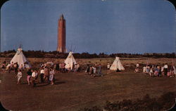 Jones Beach - Indian Village Postcard