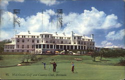 Mid-Ocean Golf and Country Club Bermuda Postcard Postcard Postcard