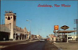 US Highway 70-80-180 through Lordsburg New Mexico Postcard Postcard Postcard