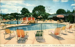 Rickey's Studio Inn Palo Alto, CA Postcard Postcard Postcard