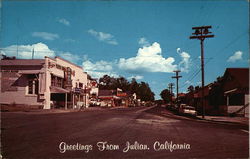 Street Scene Julian, CA Postcard Postcard Postcard