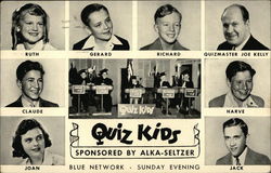 Quiz Kids, Sponsored by Alka-Seltzer Movie and Television Advertising Postcard Postcard Postcard