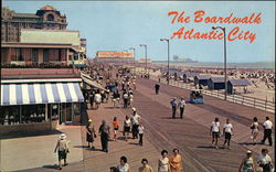 The Boardwalk Atlantic City Postcard