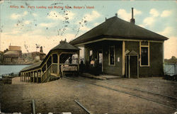 Ferry Landing and Waiting Room, Badger's Island Kittery, ME Postcard Postcard Postcard