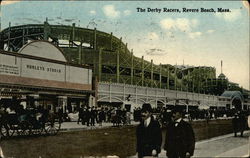 The Derby Racers Revere Beach, MA Postcard Postcard Postcard