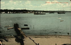 View from New London Groton, CT Postcard Postcard Postcard