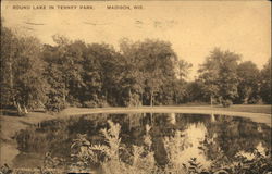 Round Lake in Tenney Park Postcard