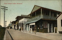 Front Street Colon, Panama Postcard Postcard Postcard