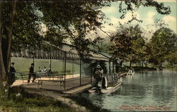 Prospect Park - Boat House on Swan Lake Brooklyn, NY Postcard Postcard Postcard