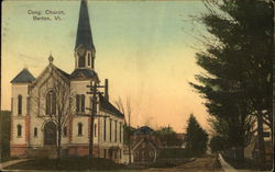 Congregational Church Barton, VT Postcard Postcard Postcard