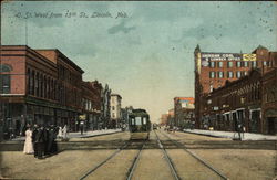 St West from 13th Street Postcard