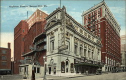 Orpheum Theatre Kansas City, MO Postcard Postcard Postcard