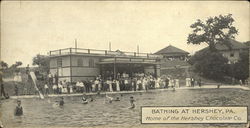 Bathing at Hershey, PA. Home of the Hershey Chocolate Co Pennsylvania Postcard Postcard Postcard