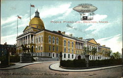 State House and Hooker Monument Boston, MA Postcard Postcard Postcard