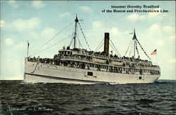 Steamer Dorothy Bradford of the Boston and Provincetown Line Steamers Postcard Postcard Postcard