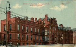 Children's Hospital, Huntington Ave., Boston Mass. Massachusetts Postcard Postcard Postcard