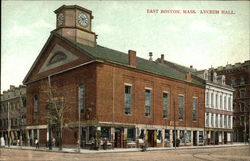 Street View of Lyceum Hall Postcard