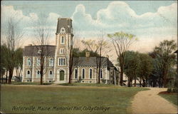 Memorial Hall, Colby College Postcard