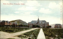 State Academy and Grounds Pocatello, ID Postcard Postcard Postcard