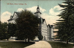 Old Main State College, PA Postcard Postcard Postcard