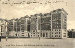 Hartley Hall & Livingston Hall at Columbia University New York, NY Postcard Postcard Postcard