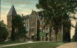 Franklin Hall, College of Electricity - Cornell University Postcard