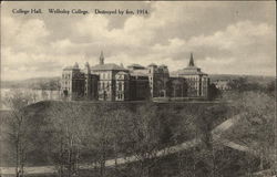 Wellesley College - College Hall Postcard