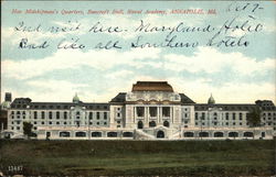 New Midshipman's Quarters, Bancroft Hall, Naval Academy Annapolis, MD Postcard Postcard Postcard