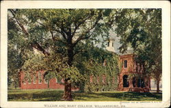 William and Mary College Postcard