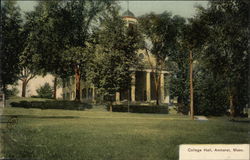 College Hall Amherst, MA Postcard Postcard Postcard