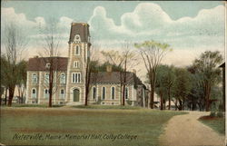 Colby College - Memorial Hall Postcard