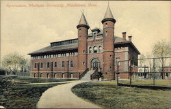 Gymnasium at Wesleyan University Middletown, CT Postcard Postcard Postcard