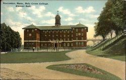 Alumni Hall, Holy Cross College Postcard