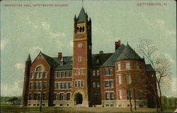 Resitation Hall at Gettysburg College Postcard