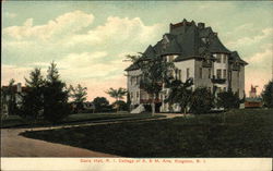 Davis Hall, Rhode Island College of A&M Postcard