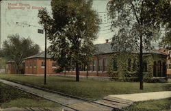 Metal Shops, University of Illinois Postcard