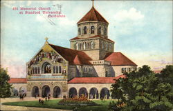 Memorial Church at Stanford University California Postcard Postcard Postcard